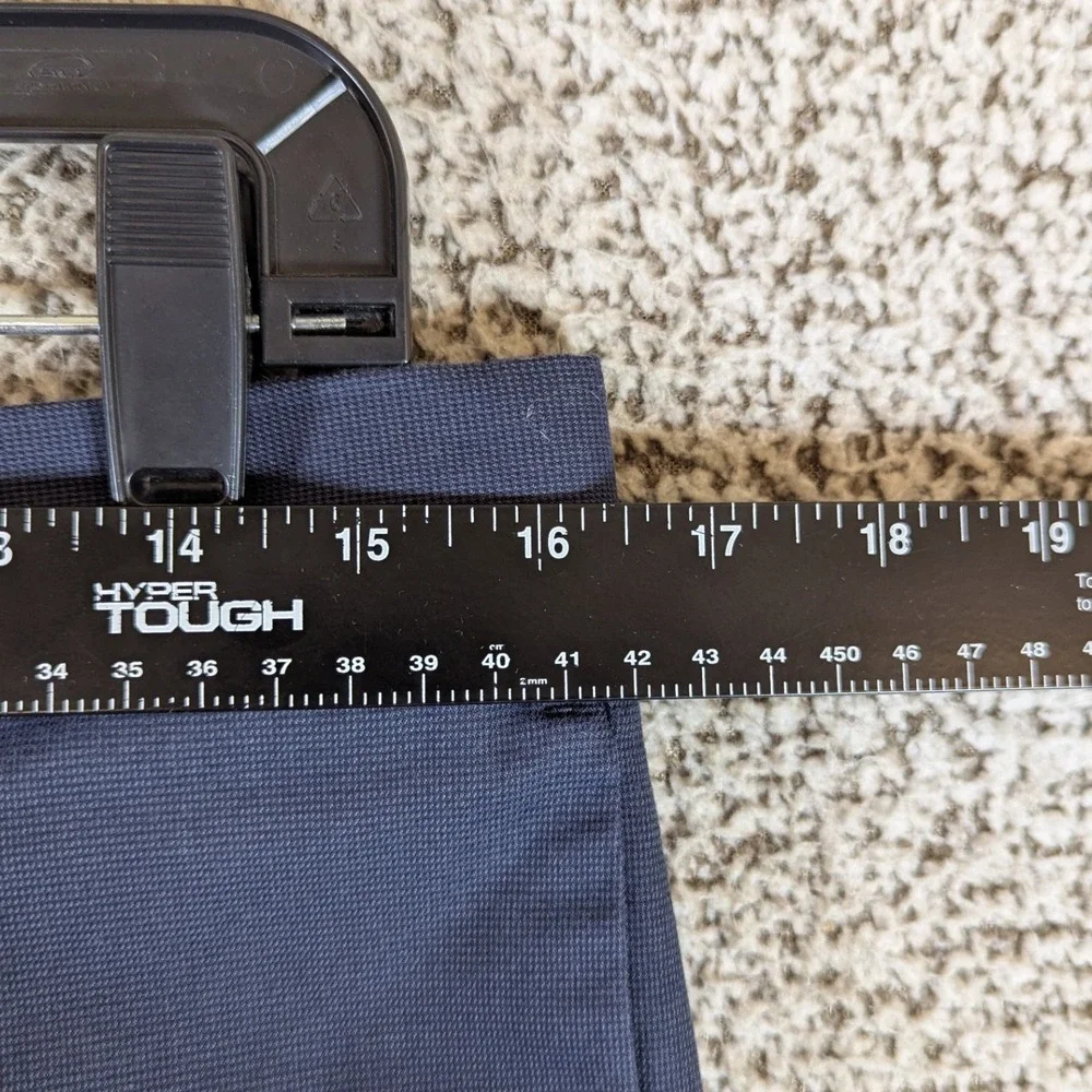 Banana Republic Tapered Dress Golf Pants‎ Blue Cotton Blend 31x32 Fits 32x30.5